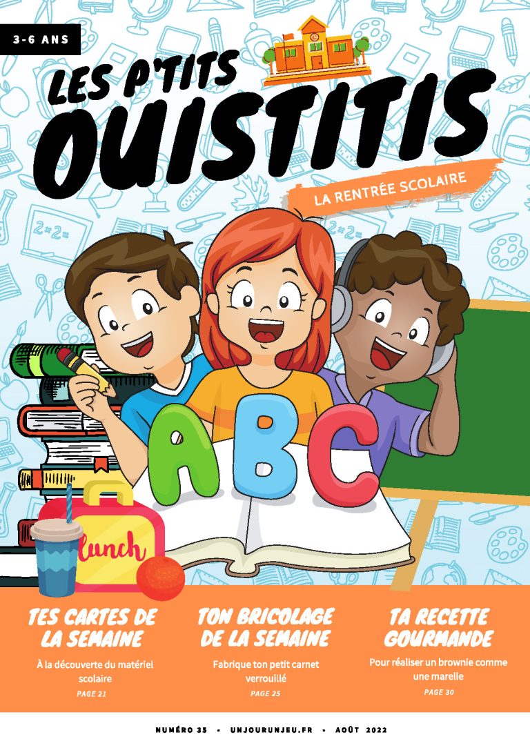 Les P Tits Ouistitis Se Pr Parent Pour La Rentr E Scolaire Un Jour Un Jeu