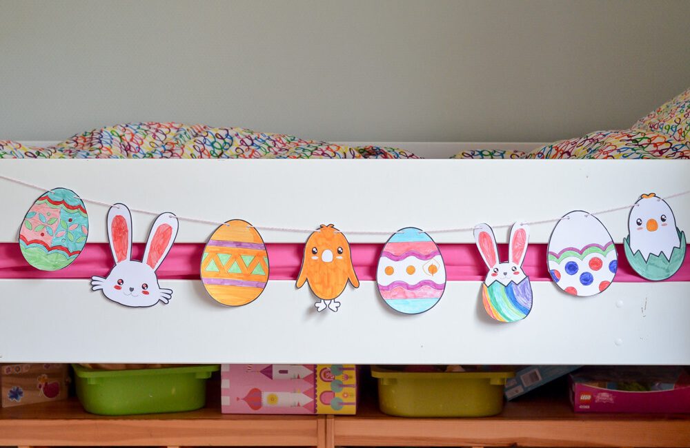 Bricolage de Pâques : une guirlande d'œufs pour décorer la maison