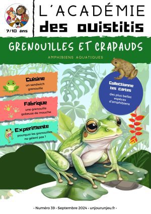 L'Académie des Ouistitis observe grenouilles et crapauds