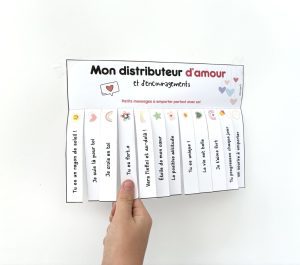 Mon distributeur d'amour et d'encouragements