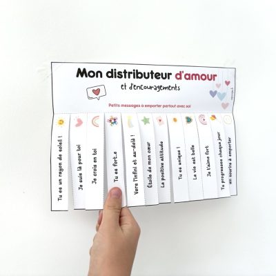 Mon distributeur d'amour et d'encouragements