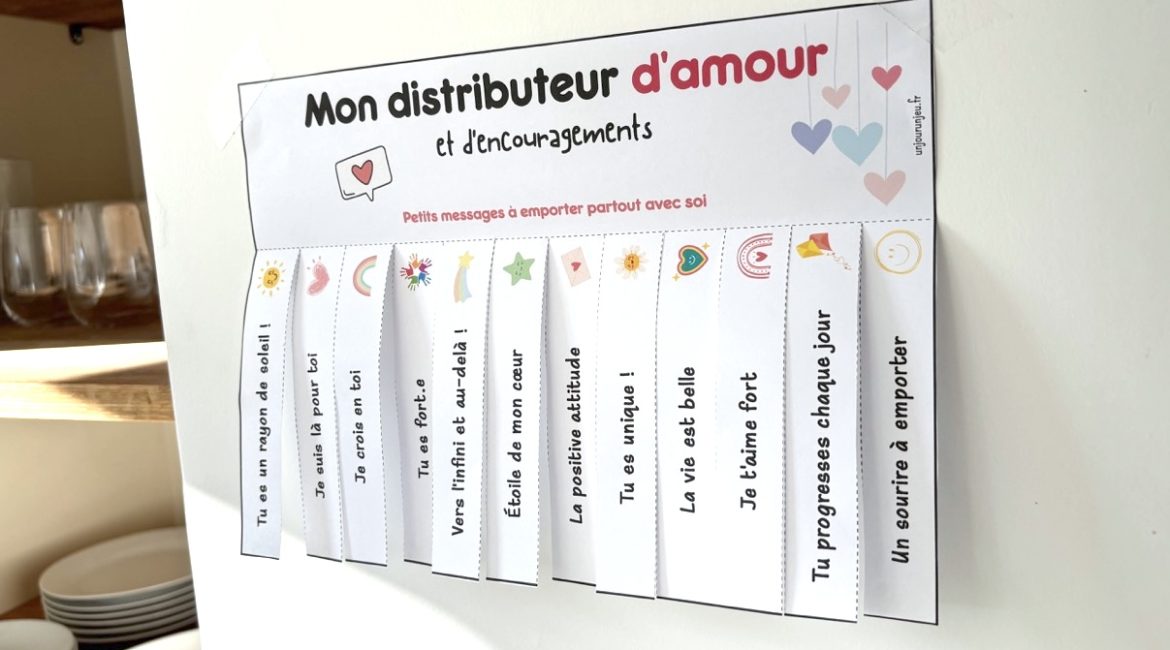 Mon distributeur d'amour et d'encouragements - 5