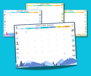 Calendrier mois par mois