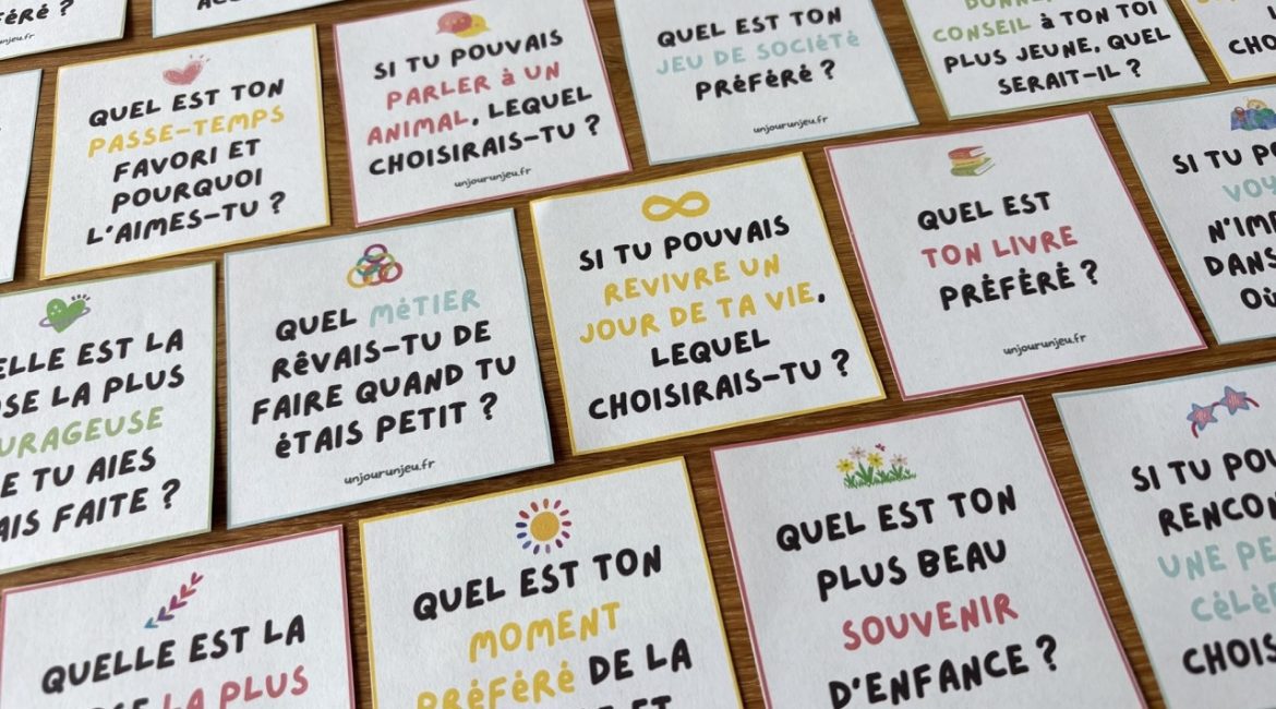 Cartes de conversation familiale